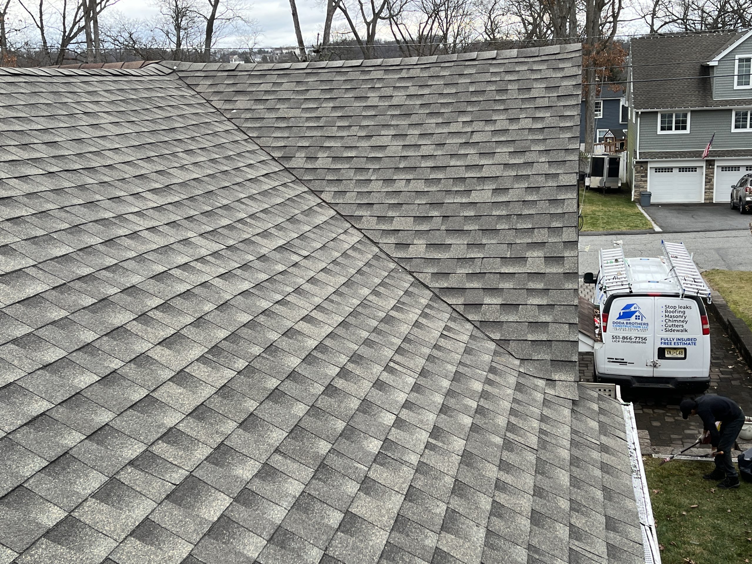 Finished roofing installation service in New Jersey. Finished roofing installation service in New Jersey.